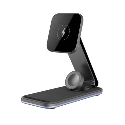 Беспроводное зарядное устройство Proove Energy Fold 3 in 1 Black (WSEF15010001)