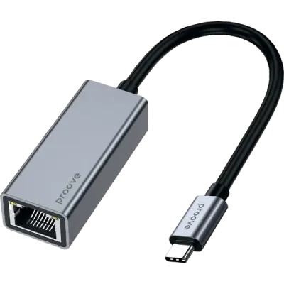Адаптер OTG Proove с удлинителем: RJ45 to Type-C