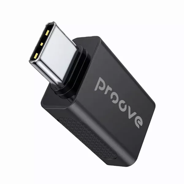 Перехідник  Proove OTG Proove Extension USB to Type-C, Black (HBEX00101001)