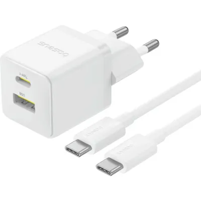 Мережевий зарядний пристрій Baseus Palm Fast Charger 1C PD3.0 20W Type-C 3A + Кабель Type-C to Type-C 60W 20V/3A 1м