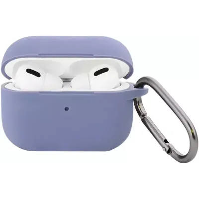 Чохол Silicone Case New for AirPods Pro 2 (lavender gray)