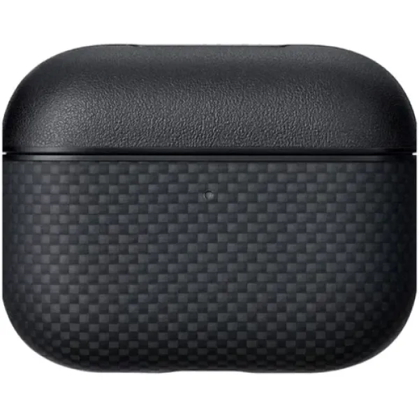 Чохол для наушников Pitaka Aramid Fiber Magnetic Case Black/Gray (APM2501) для AirPods Pro 3