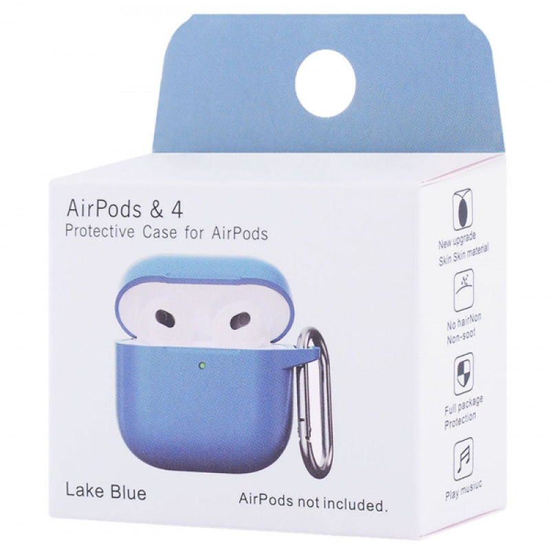 Чехол Silicone Case New для AirPods 4, цвет «Lilac cream»