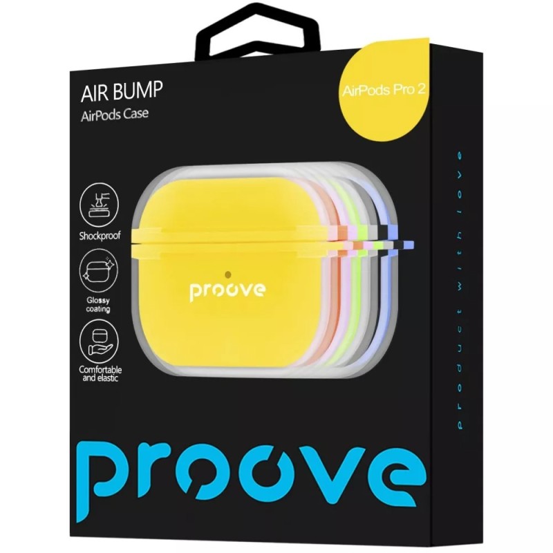 Чехол для наушников Proove Air Bump Case AirPods Pro 2 желтый (PCABARP20044)