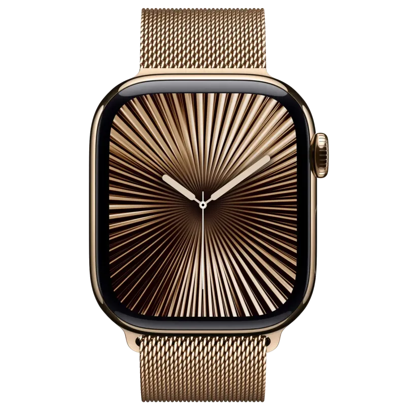 Ремінець Apple 46mm Gold Milanese Loop - M/L (MXMR3)