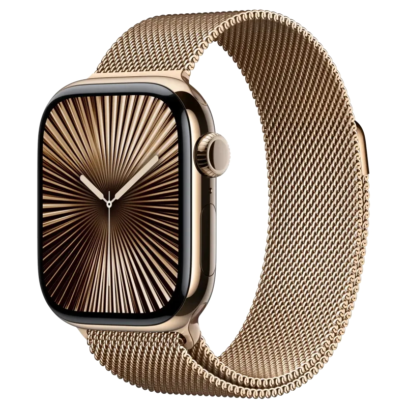 Ремінець Apple 46mm Gold Milanese Loop - M/L (MXMR3)