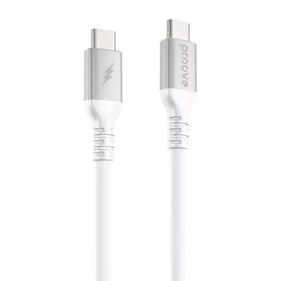 Кабель Proove ReGen Silicone Type-C to Type-C 60W 2m, White, CCRS60002222