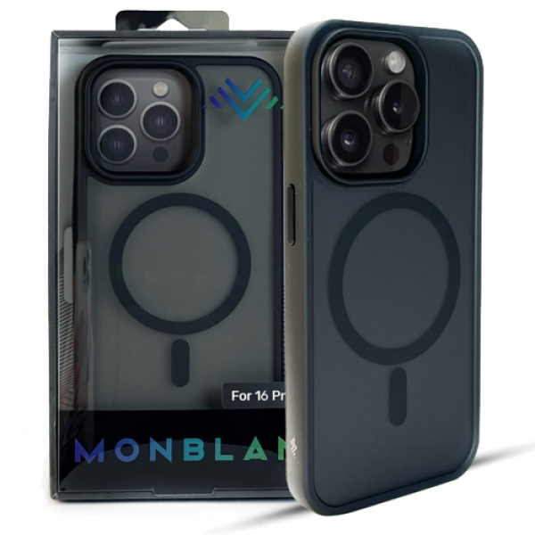 Чохол Monblan для iPhone 16 Pro Magnetic Matte Series Black