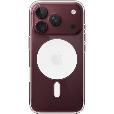 Чохол Apple Clear Case with MagSafe для iPhone 18 Pro Max Transparent (MKDV4)