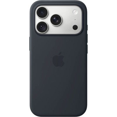 Чехол Apple Silicone Case with MagSafe для iPhone 18 Pro Navy Blue (MK8X4)