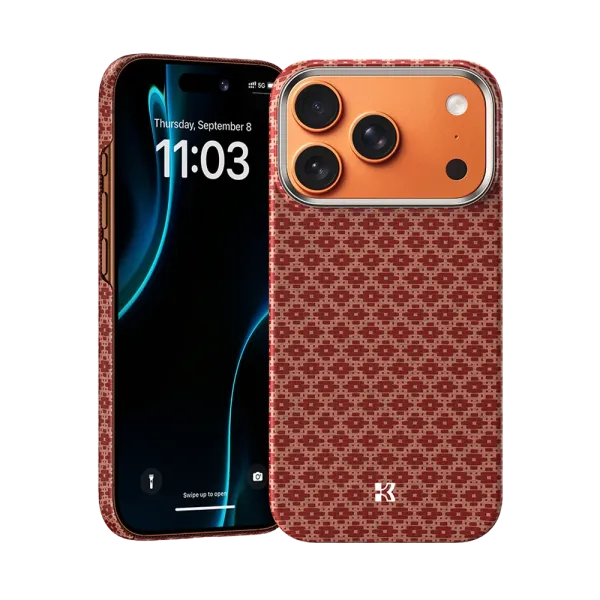 Чохол Benks для iPhone 17 Pro Magnetic ArmorAir Kevlar ArmorGrid Series Orange