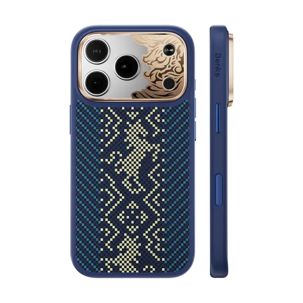 Чехол Benks ArmorPro Kevlar Knight iPhone 18 Pro | 17 Pro Blue
