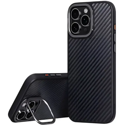 Чохол Comma для iPhone 16 Pro Kevlar Magnetic Series Black