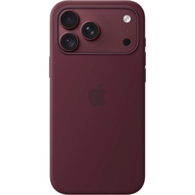 Чохол Apple Silicone Case with MagSafe для iPhone 18 Pro Max Burgundy (MK914)