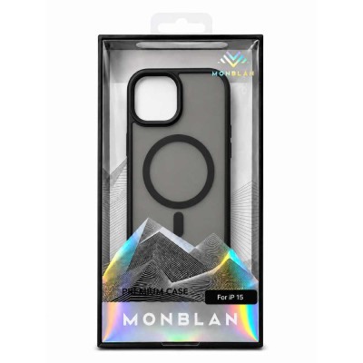 Чехол Monblan для iPhone 15 Magnetic Matte Series, Black