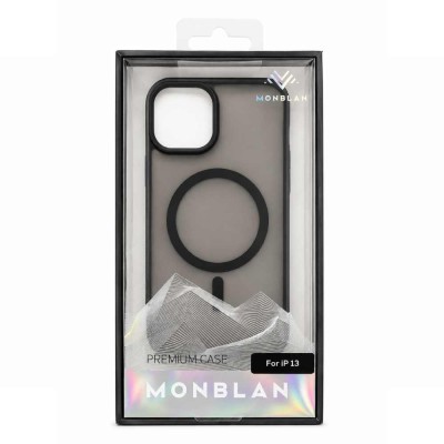 Чехол Monblan для iPhone 13 Magnetic Matte Series Black для iPhone 13 Magnetic Matte Series