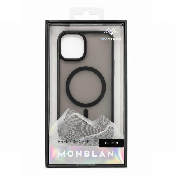 Чохол Monblan для iPhone 13 Magnetic Matte Series Black
