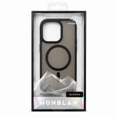 Чохол Monblan для iPhone 14 Pro Max Magnetic Matte Series Black