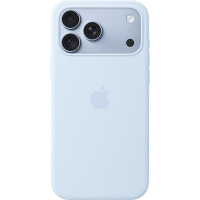 Чехол Apple Silicone Case with MagSafe для iPhone 18 Pro Max Crisp Blue (MK934)