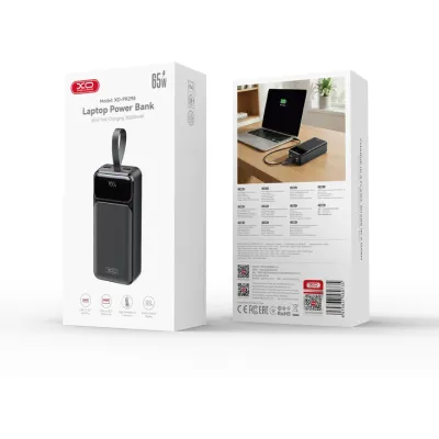 Портативна батарея XO PR298 30000 mAh 65W PD/QC2.0/QC3.0 Black