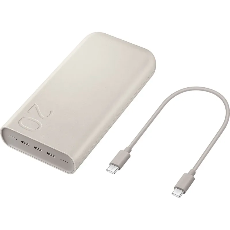 Samsung Battery Pack 20000 mAh 45W Super Fast Charging 2.0 Beige (EB-P4520XUEGEU)