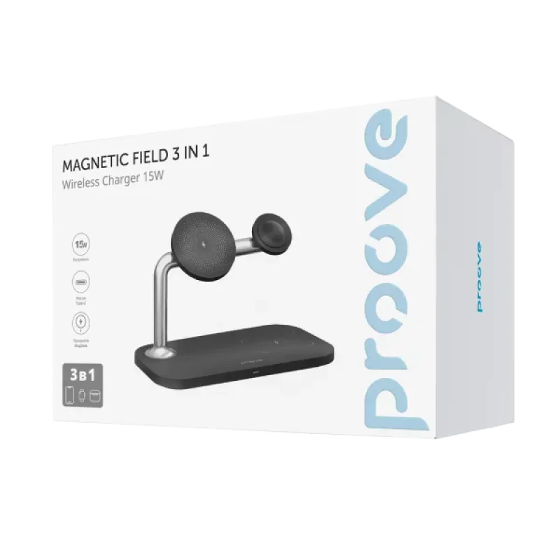 Бездротовий ЗП Proove Magnetic Field 3 in 1