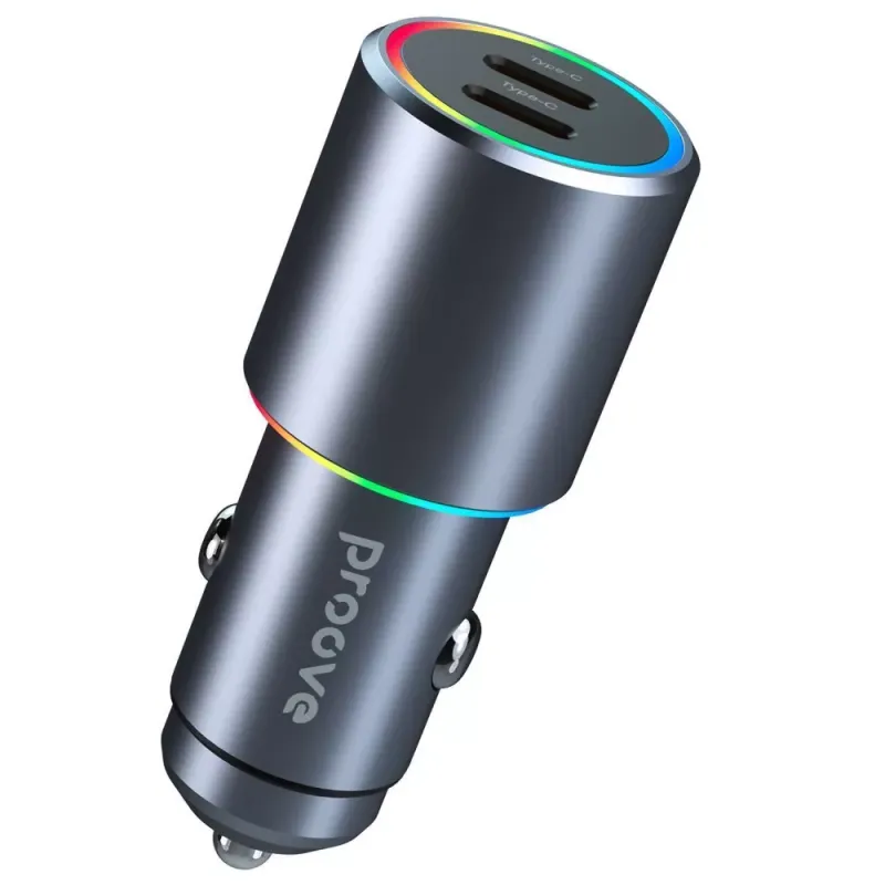АЗП Proove Double Energy 50W Type-C Metal Gray (ACDE50022206)