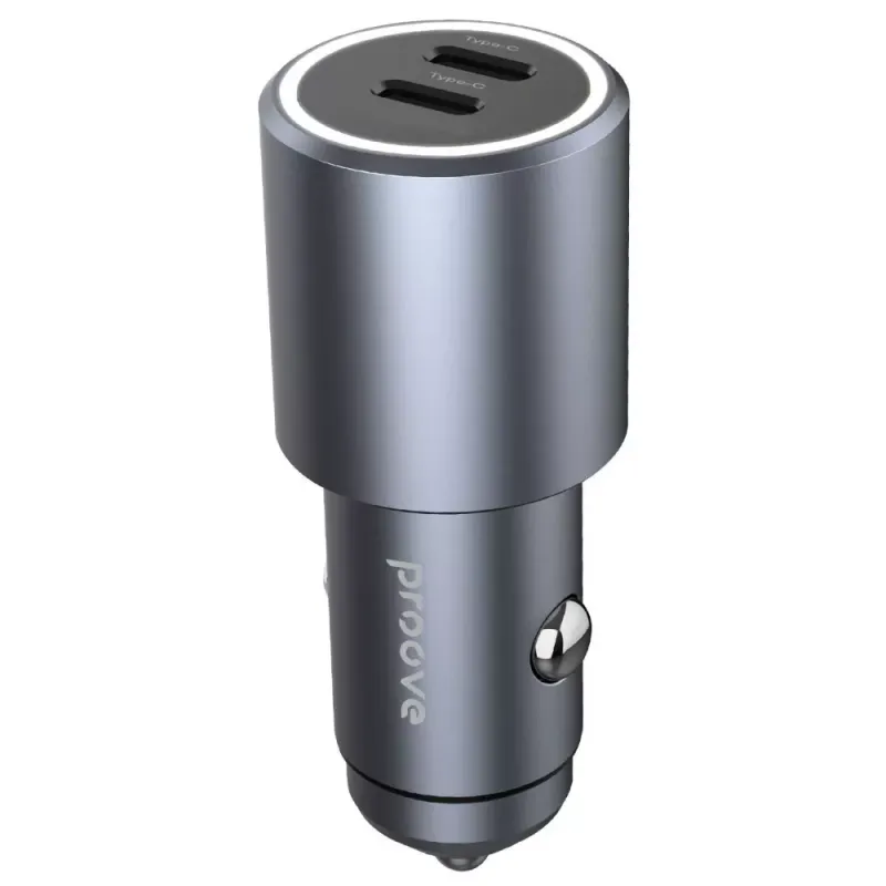 АЗП Proove Double Energy 50W Type-C Metal Gray (ACDE50022206)
