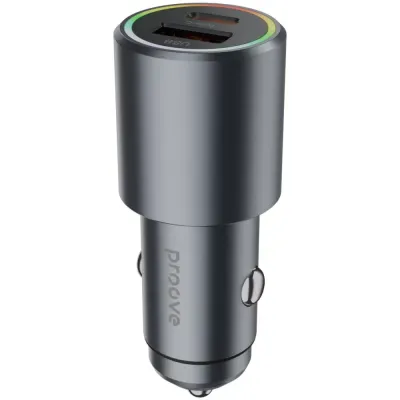 АЗП Proove Double Energy Plus 53W Metal Gray (USB + Type-C) (ACDE53110004)
