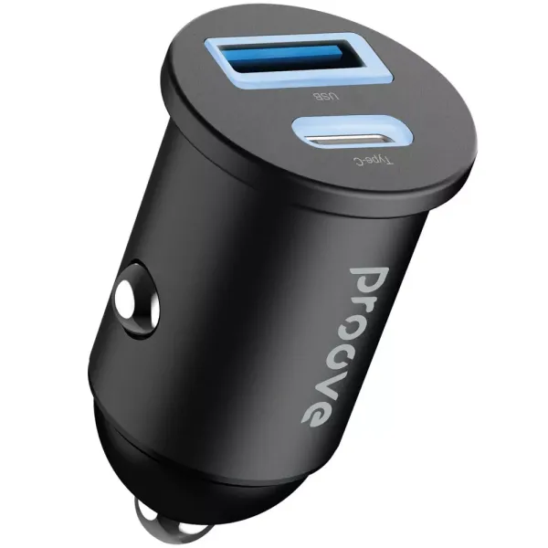 АЗП Proove Tiny Power 30W (Type-C + USB) Black (ACTP30111201)