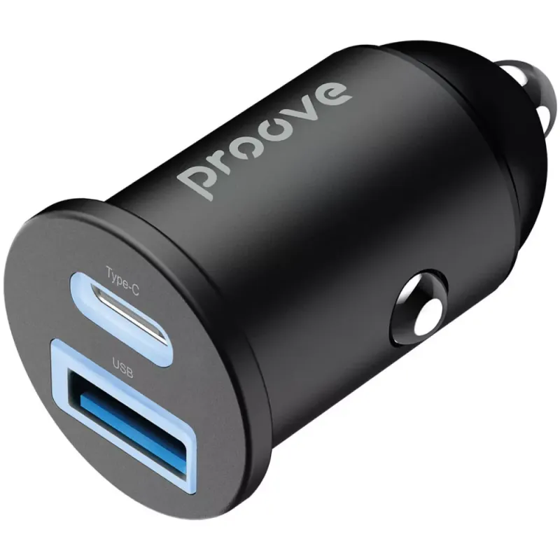 АЗП Proove Tiny Power 30 Вт (Type-C + USB) чёрный (ACTP30111201)