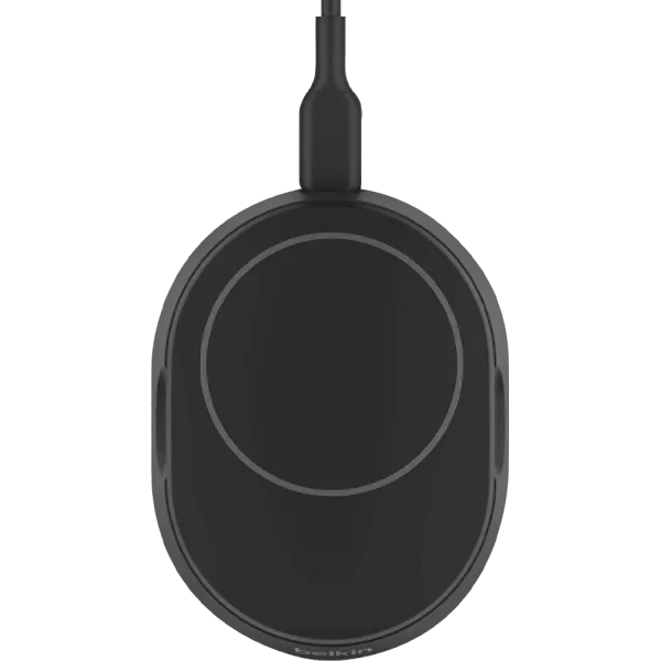 БЗП Belkin 15Вт Magnetic Stand Qi2, адаптер 20Вт USB-C, Black (WIA008VFBK)