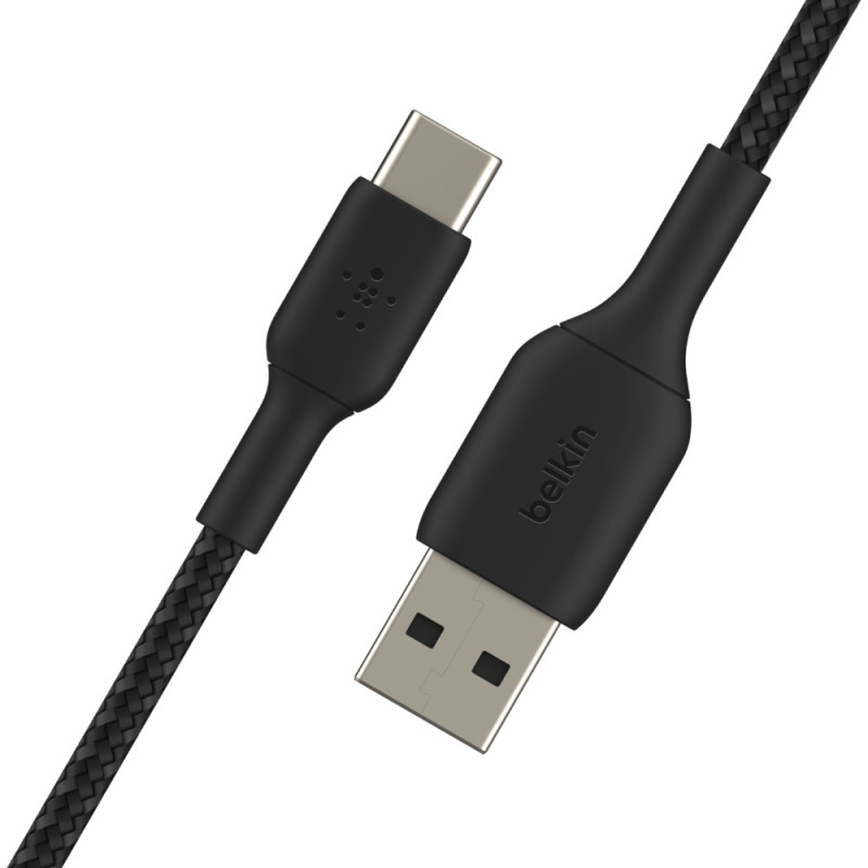 Кабель Belkin USB Type-C USB-C to USB-A 3m Black (CAB002BT3MBK)