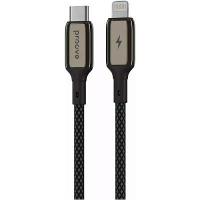 Кабель Proove Dense Metal USB-С to Lightning 27W 1m Black(CCDM27002101)