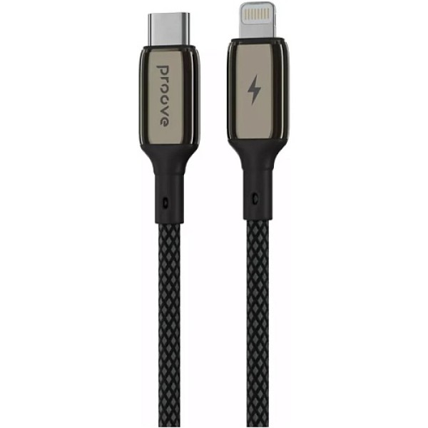 Кабель Proove Dense Metal USB-С to Lightning 27W 1m Black(CCDM27002101)
