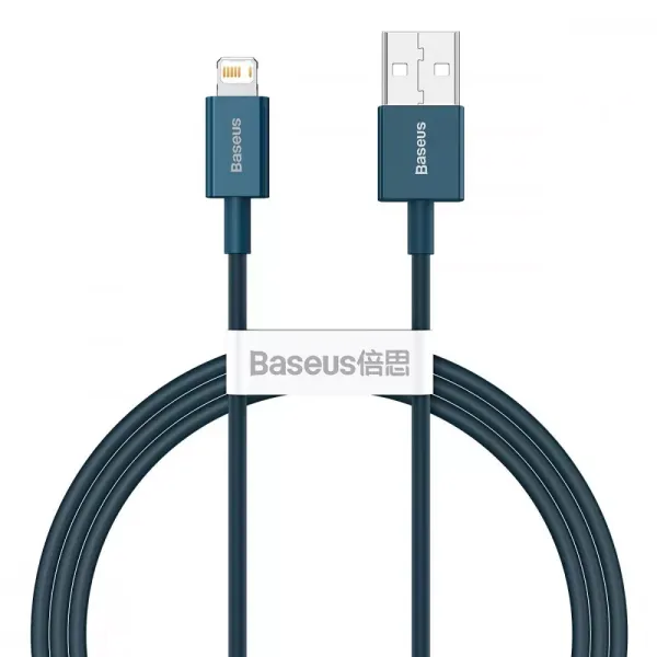 Кабель Baseus Superior Series USB to Lightning 2.4A 1m, Blue, CALYS-A03