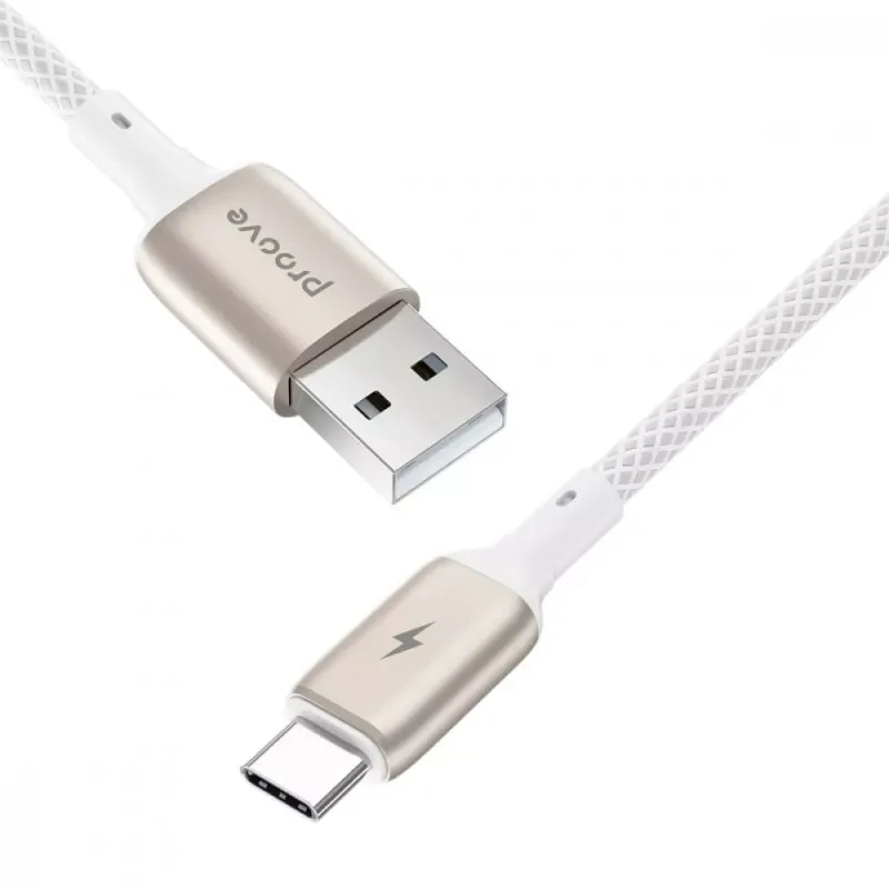 Кабель Proove Dense Metal USB to Type-C 3A (1m), White, CCDM20001202