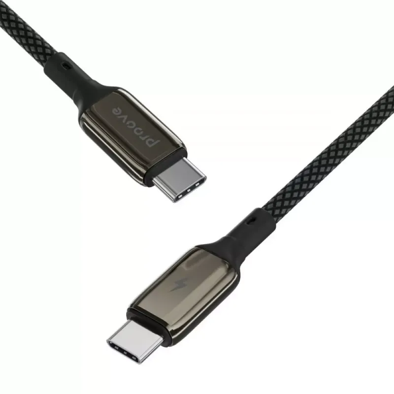 Кабель Proove Dense Metal Type-C to Type-C 60W 1m, Black, CCDM60002201