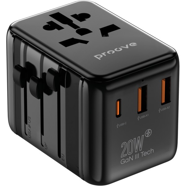 Мережевий зарядний пристрій Proove Trip 20W black (TATL20310001)