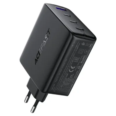 Зарядное устройство для ACEFAST A94 PD100W GaN (3*USB-C+USB-A) charger Black