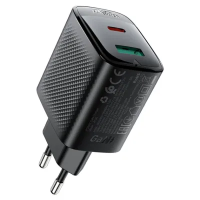 Зарядний пристрій ACEFAST A106 PD45W GaN (USB-C+USB-A) charger