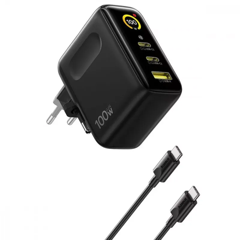 МЗП Baseus PicoGo AE21 100W + Кабель Type-C to Type-C 100W