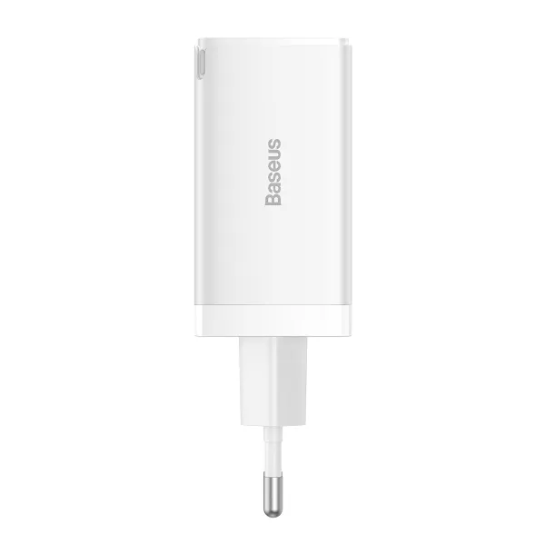 МЗП Baseus GaN5 Pro 65W PD3.0+QC4.0 2Type-C+USB Кабель 1m Type-C to Type-C 100W