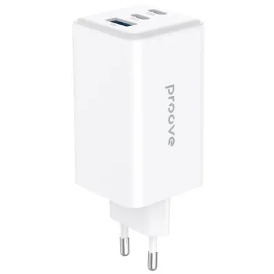 Мережевий зарядний пристрій Proove Pocket GaN 100W (2Type-C + USB) White (WCPG10012202)