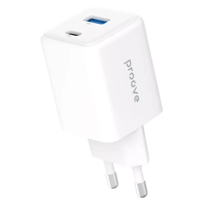 МЗП Proove Pocket GaN 45W (Type-C + USB) White