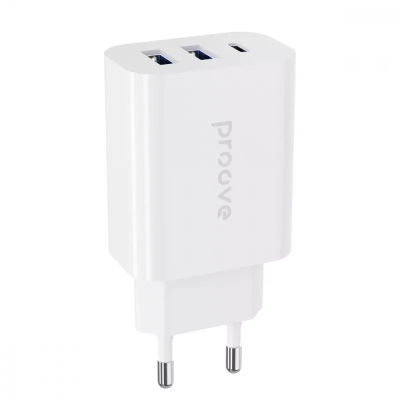 Зарядное устройство Proove Rapid 30 Вт (2 USB + Type-C)