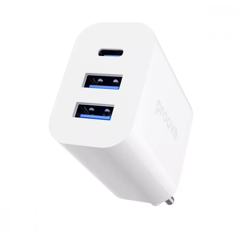 Зарядное устройство Proove Rapid 30 Вт (2 USB + Type-C)