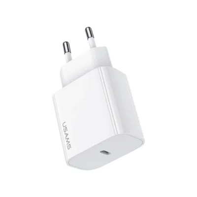 Зарядное устройство для USAMS US-CC226 PD20W T65 TYPE-C Fast Charger White