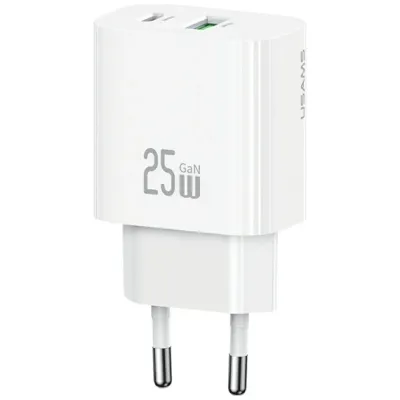 Сетевое зарядное устройство для Usams CC315 T65 FC 25W USB-C | USB-A