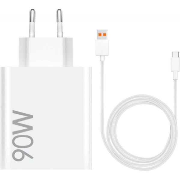 МЗП Xiaomi 90W HyperCharge Combo (Type-A) (BHR07ZBEU) + кабель USB-C